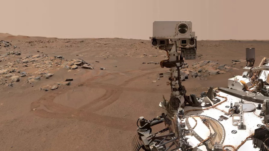 Materia organiczna może być szeroko rozpowszechniona na Marsie. Nowe odkrycia łazika  Perseverance, fot. NASA