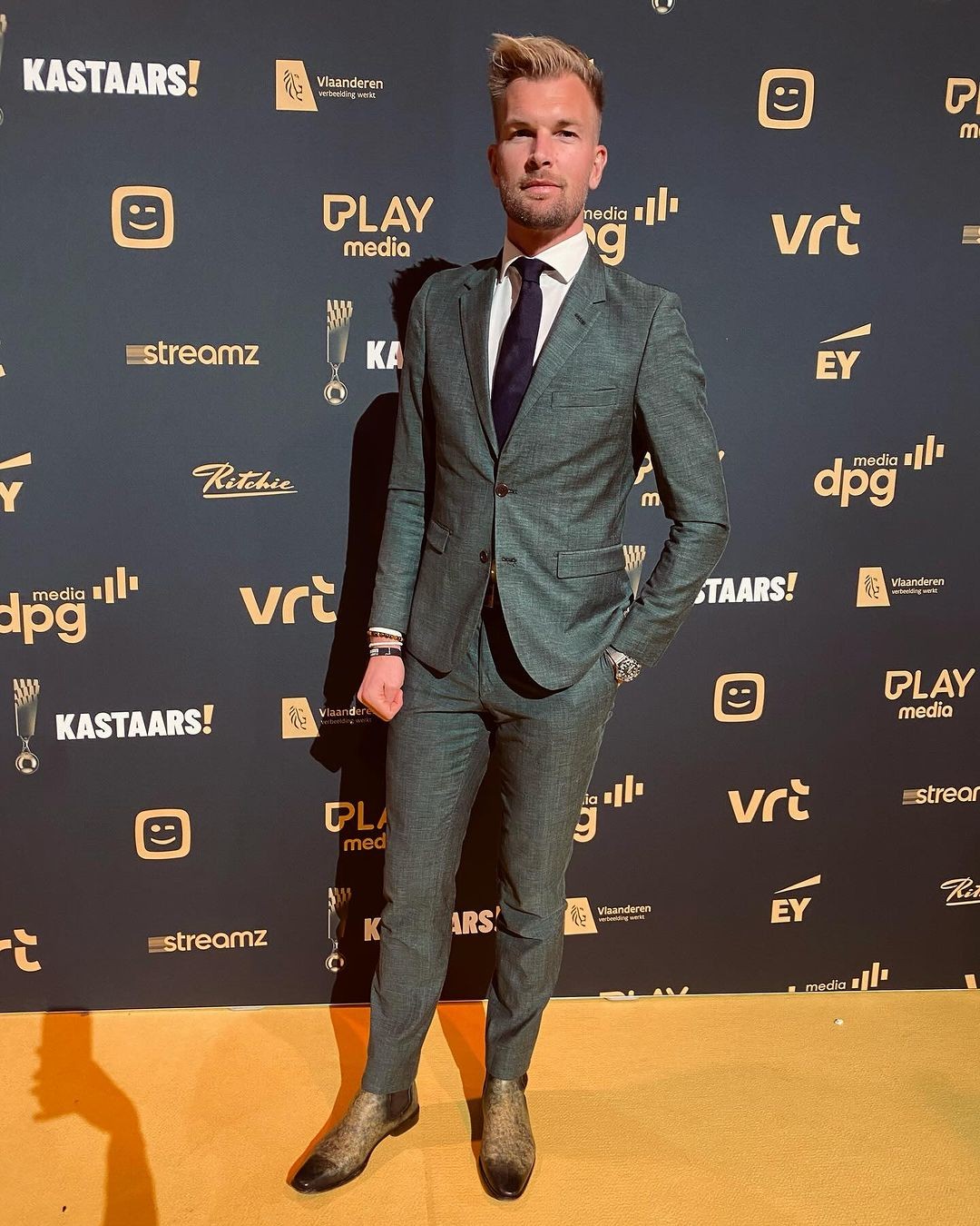 Belgický športový novinár Ruben Van Gucht.