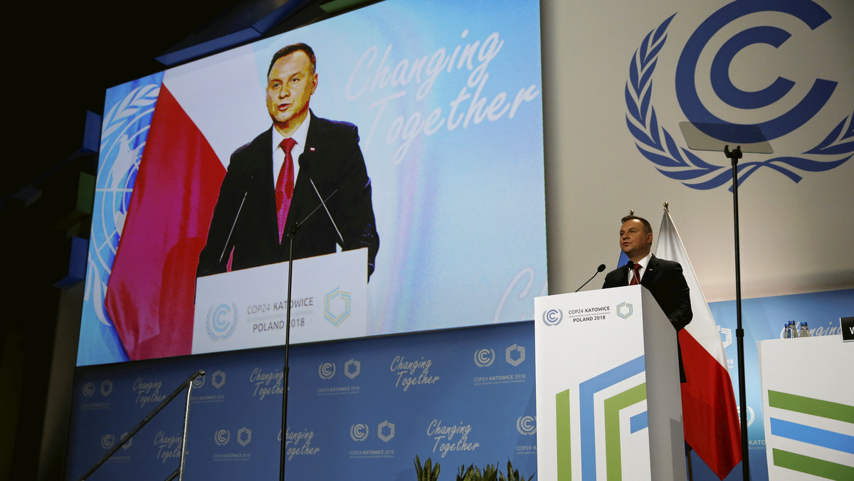 Andrzej Duda na otwarciu COP24