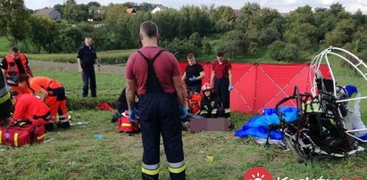 Tragiczny wypadek motolotni pod Krakowem. Sprawę bada prokuratura