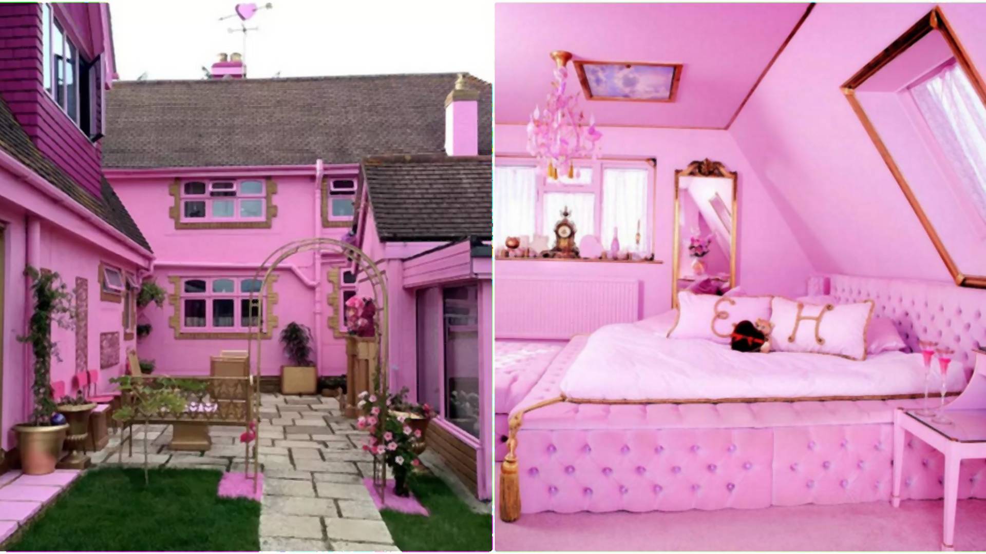 Ako vystrihnutý z klipu Barbie Girl: Najružovejší dom si môžeš prenajať aj ty