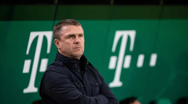 Szerhij Rebrov jövője kérdéses /Fotó: Zsolnai Péter