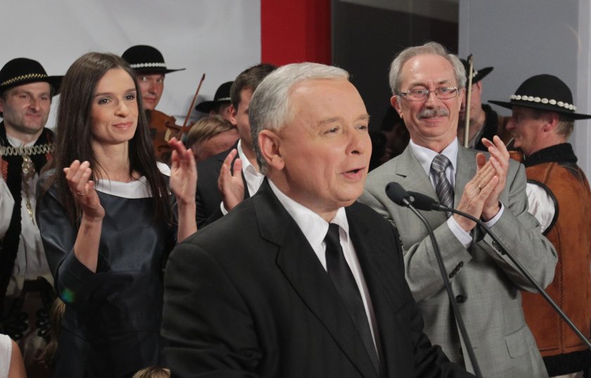 Jarosław Kaczyński i Stanisław Kostrzewski