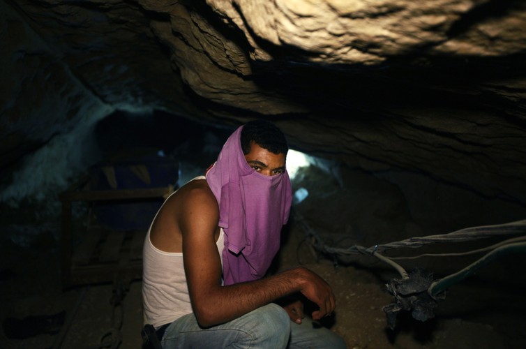 Strefa Gazy - Egipt. Podziemne tunele przemytników