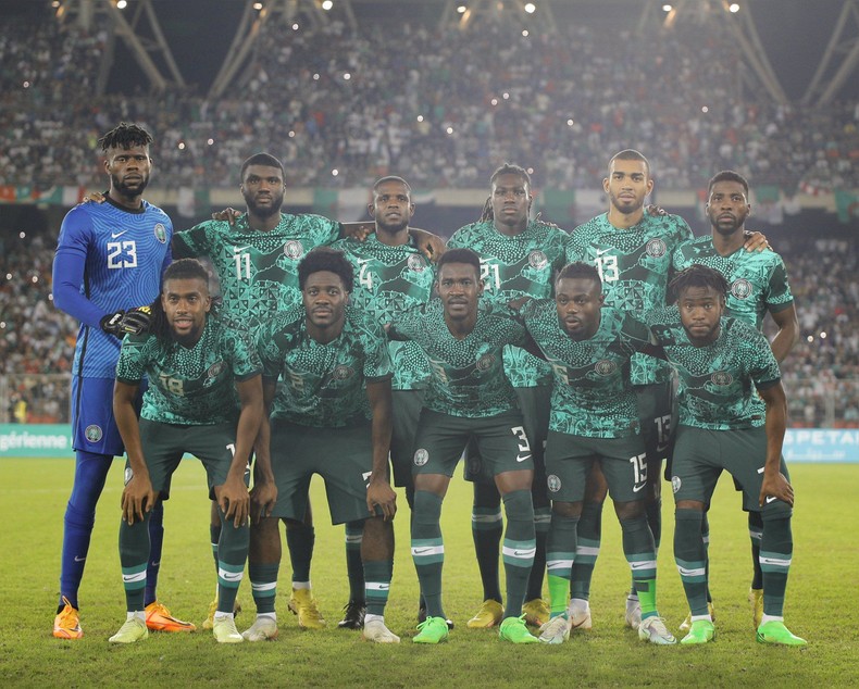 Super Eagles players had their first training session ahead of the match against Portugal