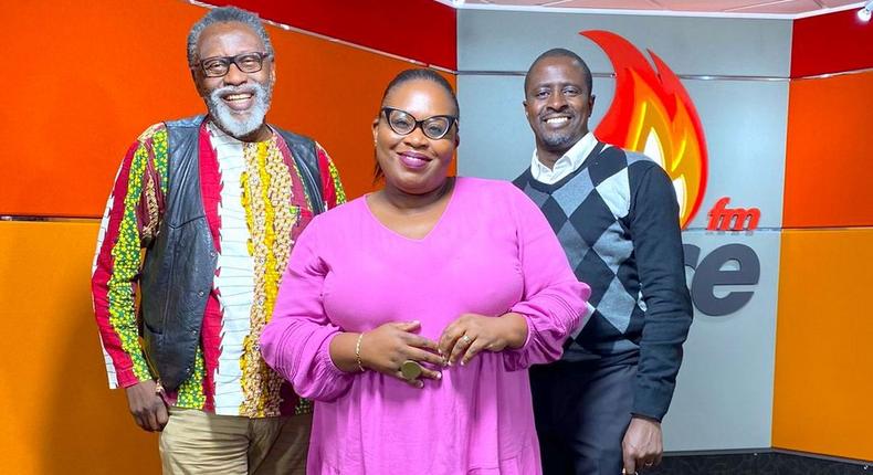Spice FM morning show hosts, Ndu Okoh, CT Muga and Eric Latiff
