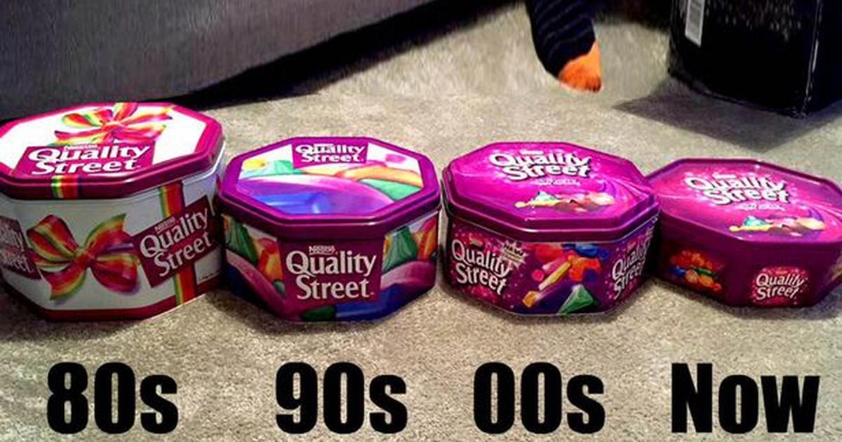 Nestle responds to 'shrinking Quality Street tin sizes' after backlash from  outraged customers, The Independent