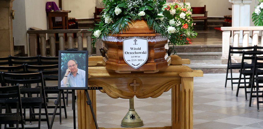 Pogrzeb Witolda Orzechowskiego. Przyjaciele pożegnali filmowca i drugiego męża Beaty Tyszkiewicz