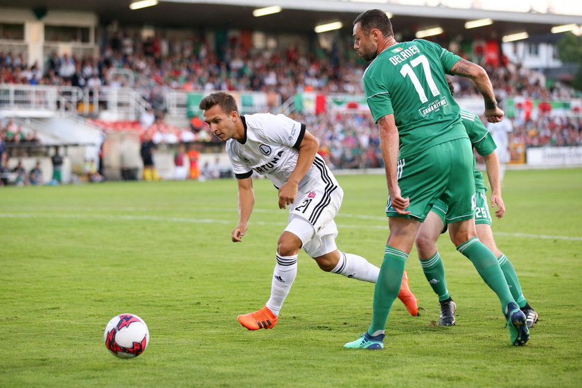 Pilka nozna. Liga Mistrzow. Cork City FC - Legia Warszawa. 10.07.2018