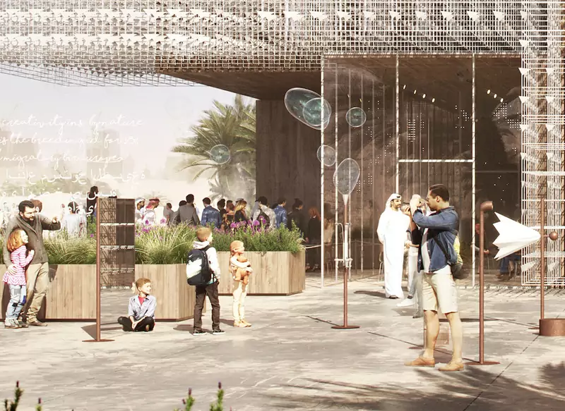Pawilon Polski na EXPO 2020 w Dubaju zaprojektowany przez studio WXCA