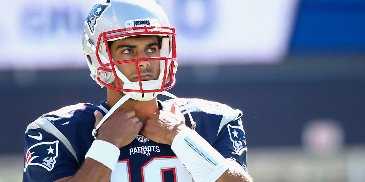 Some NFL executives reportedly believe the Patriots will get a 'blockbuster' offer for Jimmy Garoppolo