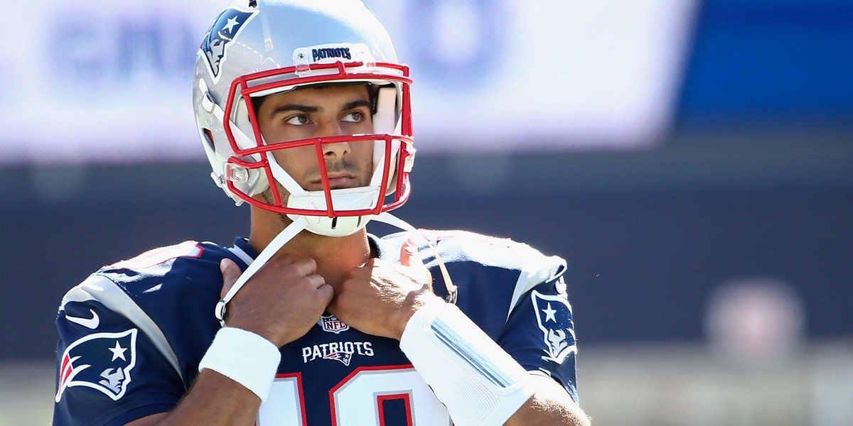 Some NFL executives reportedly believe the Patriots will get a 'blockbuster' offer for Jimmy Garoppolo