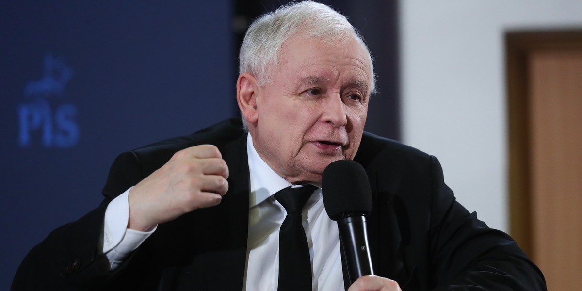 Prezes PiS Jarosław Kaczyński.