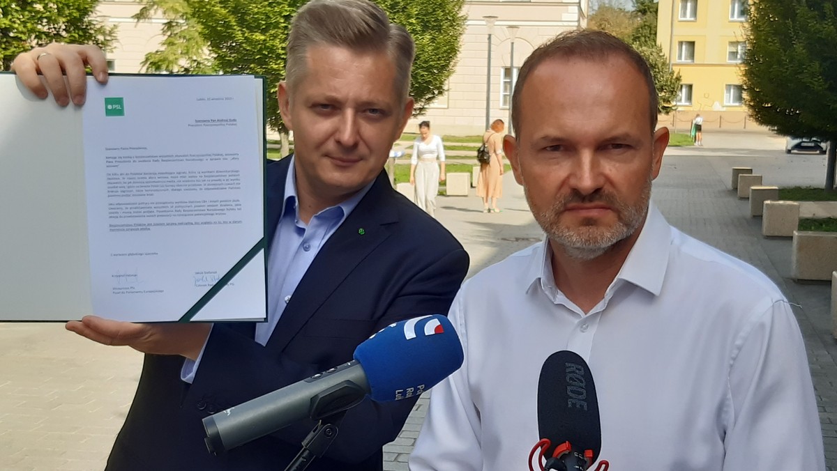 Afera wizowa. PSL apeluje do prezydenta Andrzeja Dudy o zwołanie posiedzenia RBN