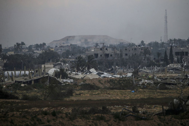 Zniszczenia w Khan Yunes po izraelskiej operacji wojskowej