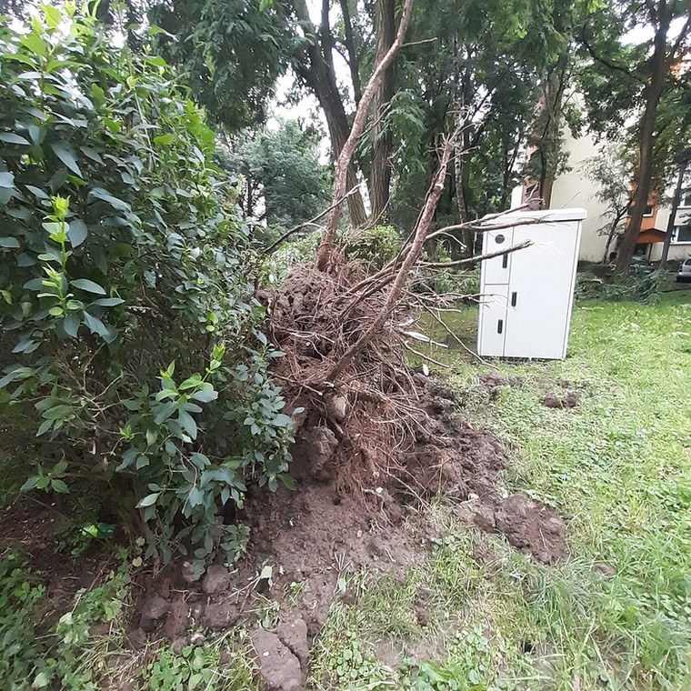 Burza w Krakowie
