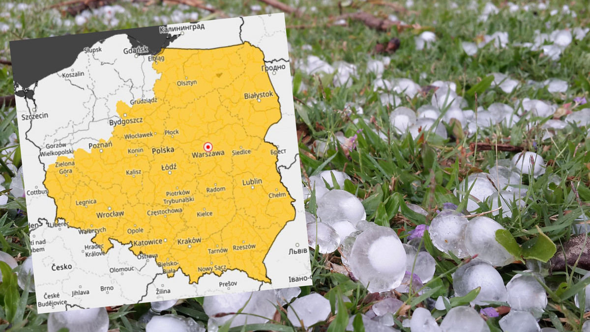 Pogoda. Burze z gradem niemal w całej Polsce. IMGW wydało ostrzeżenia