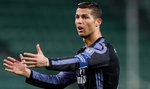 Tak denerwował się Ronaldo w meczu z Legią