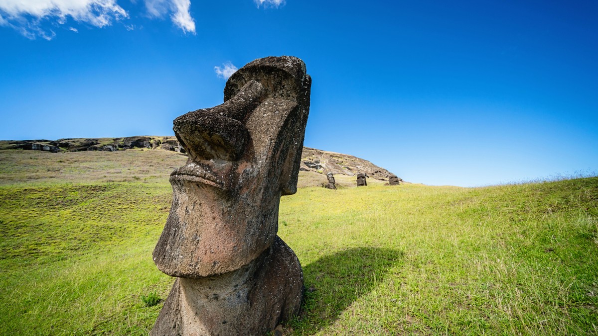 Moai Rano Raraku Easter Island Statue Rapa Nui