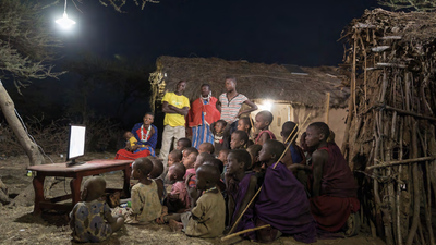 Rural electrification programme/Illustration.