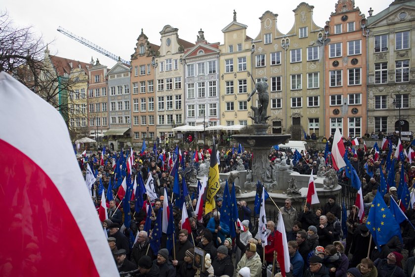 Wiec poparcia dla Donalda Tuska