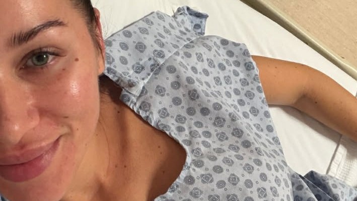 Bianka Rumanová po plastike nosa v Turecku. 