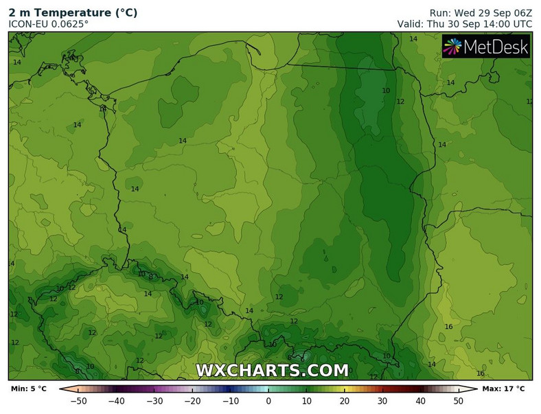 Temperatura wyraźnie spadnie