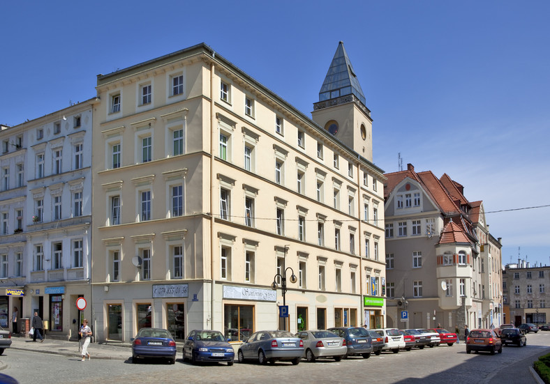 Strzegom, rynek i ratusz