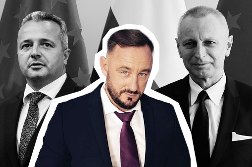 Od lewej: Mikołaj Bogdanowicz, Łukasz Wegner, Ryszard Brejza.