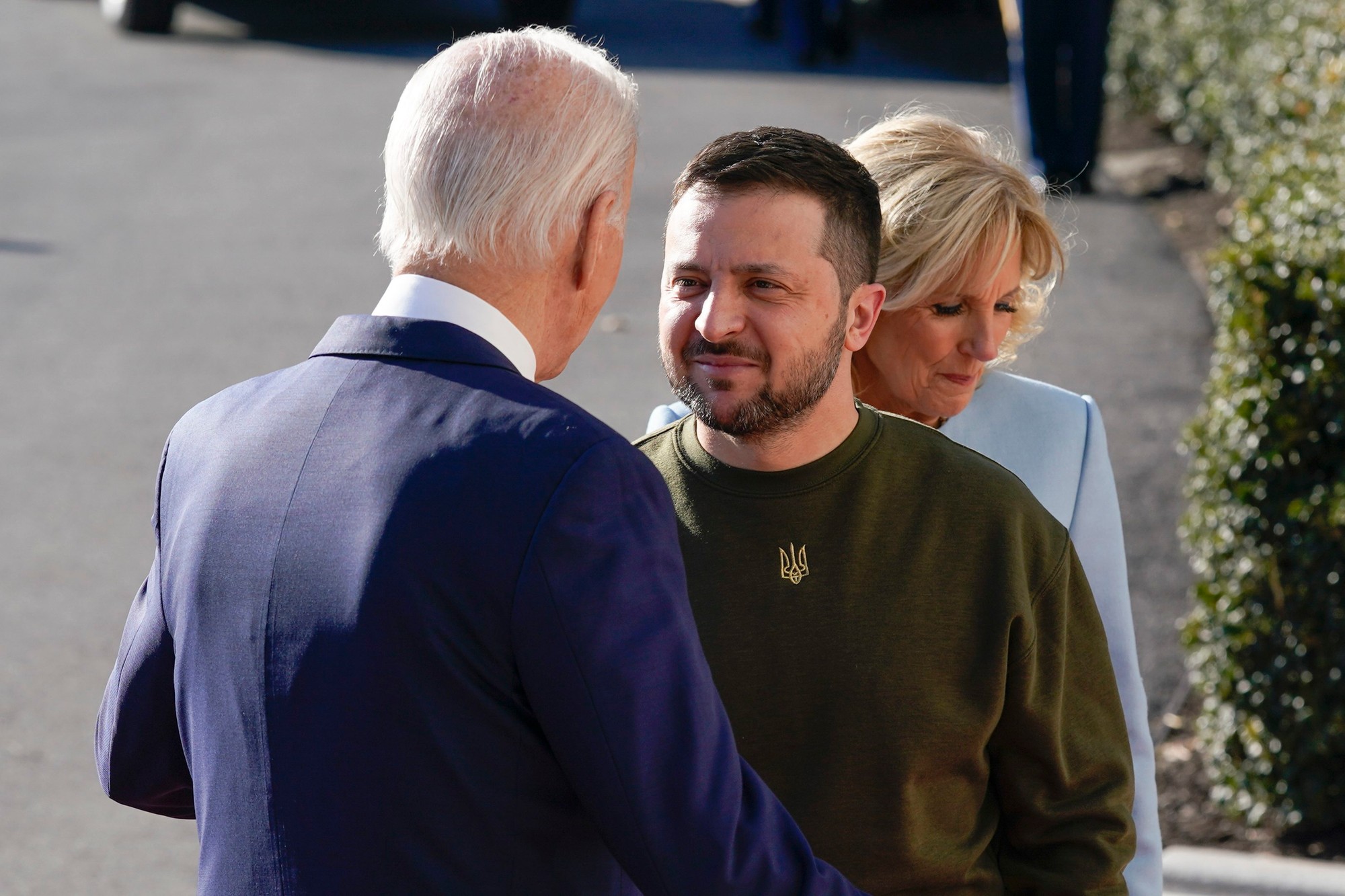 Biden prijal Zelenského v Bielom dome
