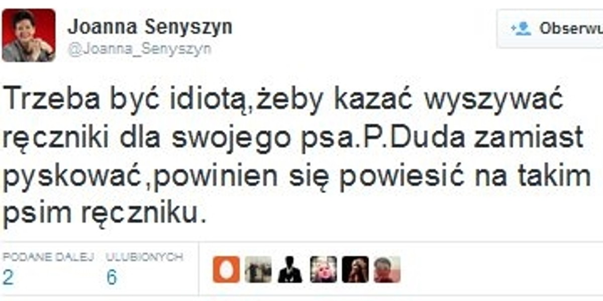 Szokujące słowa: „Duda powinien się powiesić!"