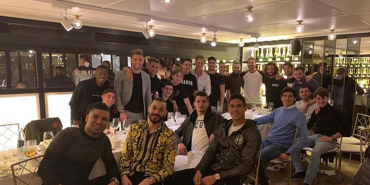 Real Madrid players bond with dinner in Madrid restaurant | Pulse Nigeria