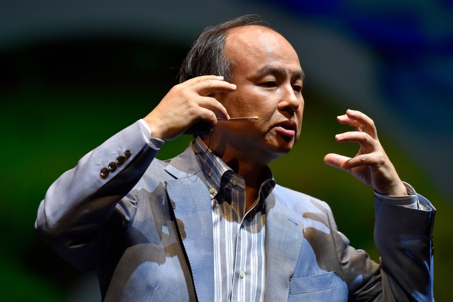 Softbank CEO Masayoshi Son.