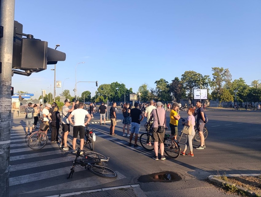 Blokada u Novom Sadu