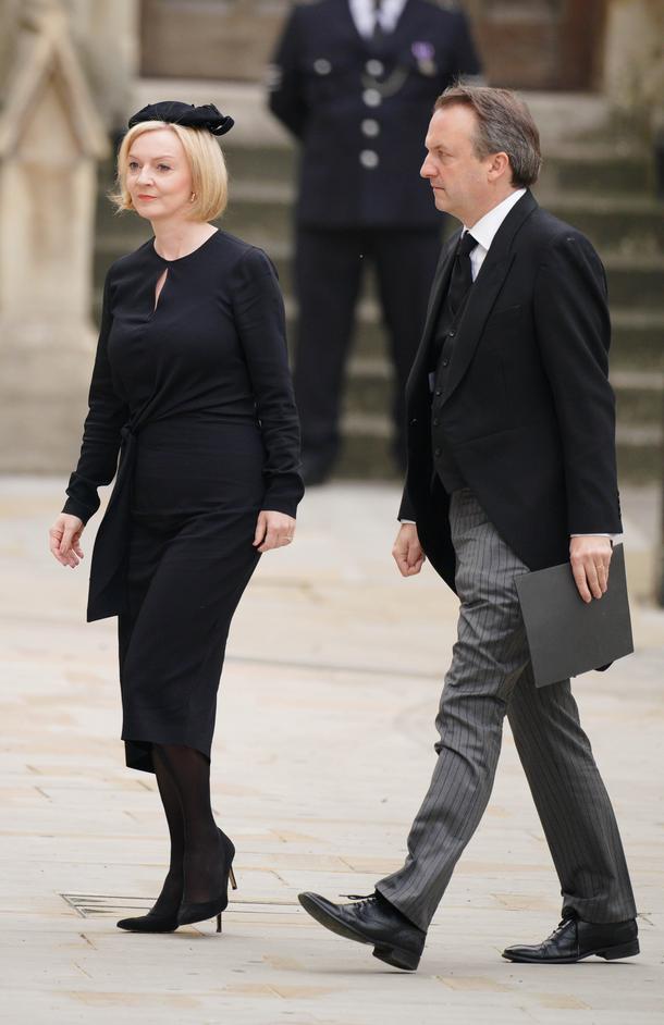 Premier Wielkiej Brytanii Liz Truss z mężem Hugh O'Leary