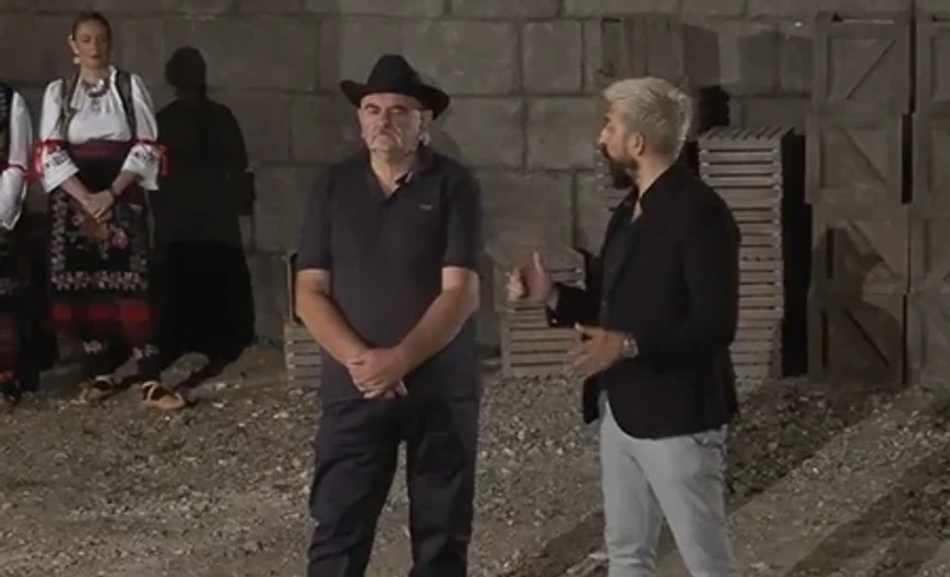 Dragan Mladenović Proka i Ognjen Amidžić (Foto: Screenshot TV Narodna)