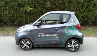 Samochody elektryczne z Chin na ulicach Krakowa