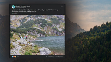 Zdjęcie turystów w Tatrach podbija internet. "Nie wierzę w to, co widzę"