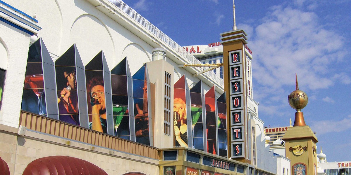 Atlantic City's boardwalk.