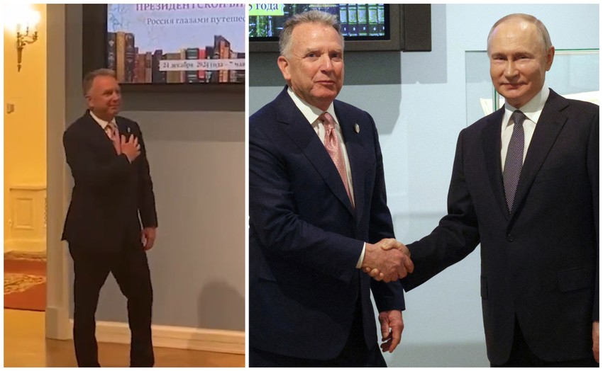 Stiv Vitkof i Vladimir Putin u Sankt Peterburgu