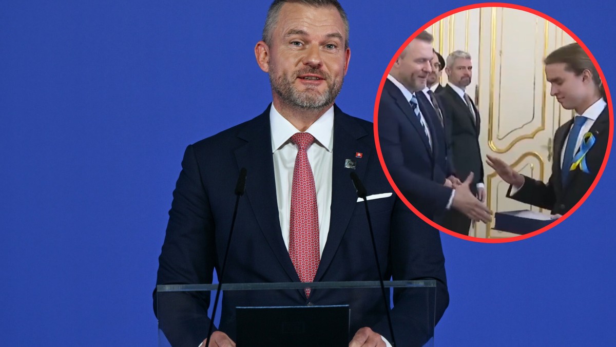 Nastolatek odmówił uścisku ręki prezydentowi Słowacji, zarzucając mu oszustwa i manipulacje [Źródło: Onet]