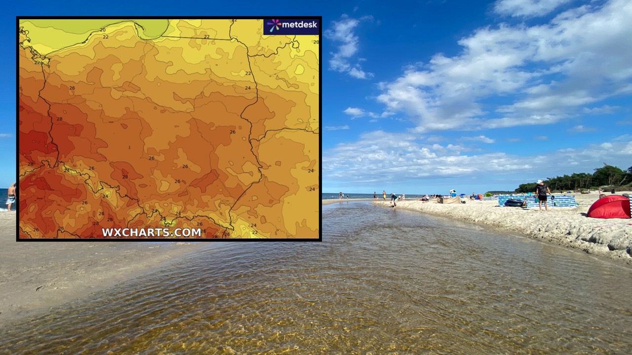 Potężny wyż Julia nad Polską. W kilku regionach to oznacza choćby 29 st. C