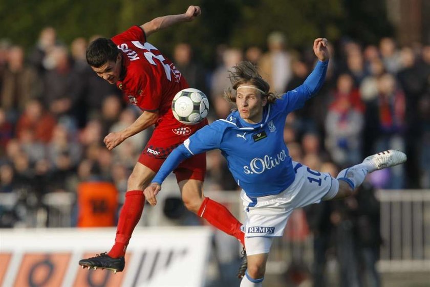 Odra Wodzisław - Lech Poznań 0:0 w 22. kolejce ekstraklasy