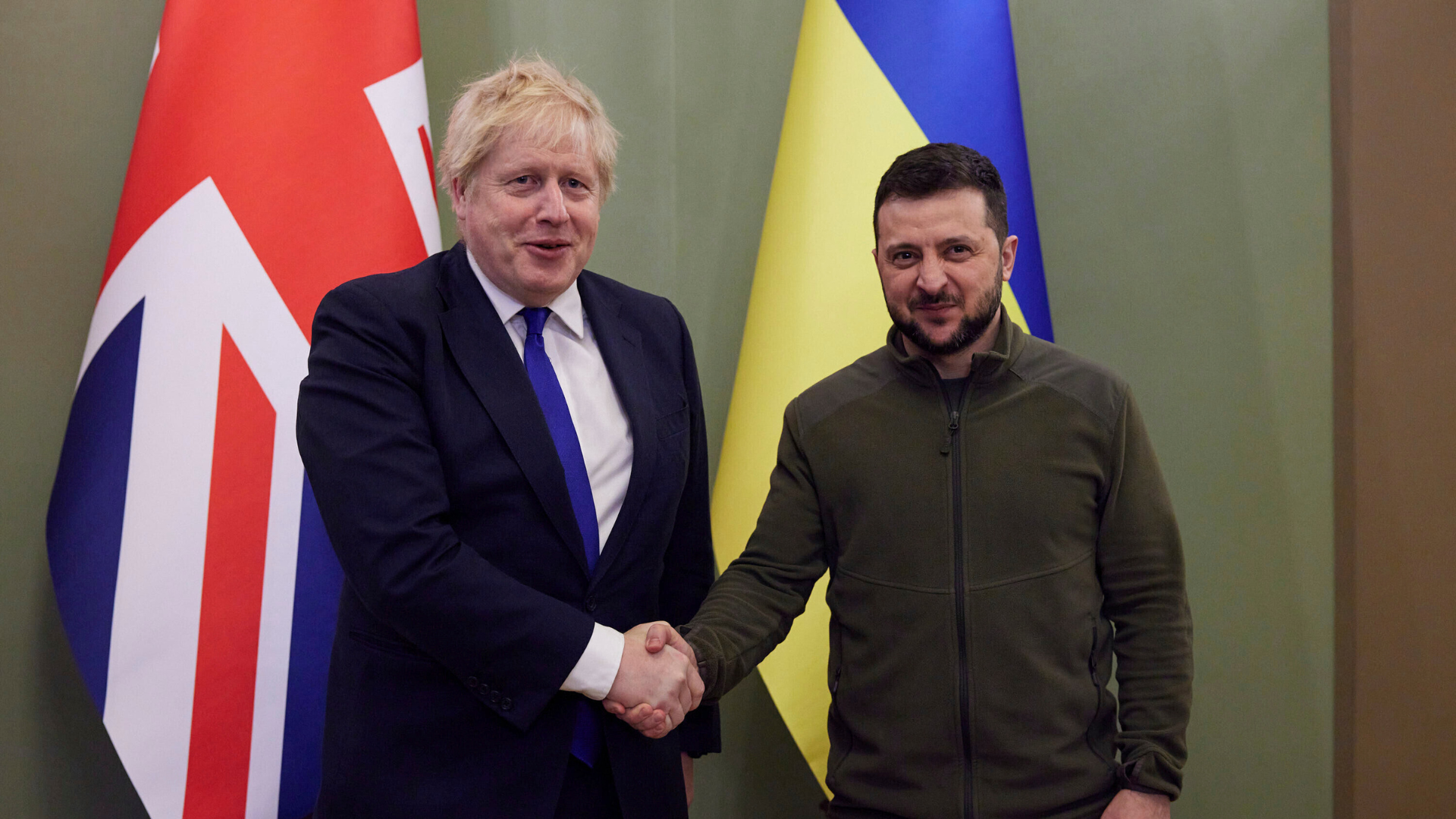 Johnson a Zelenskyj