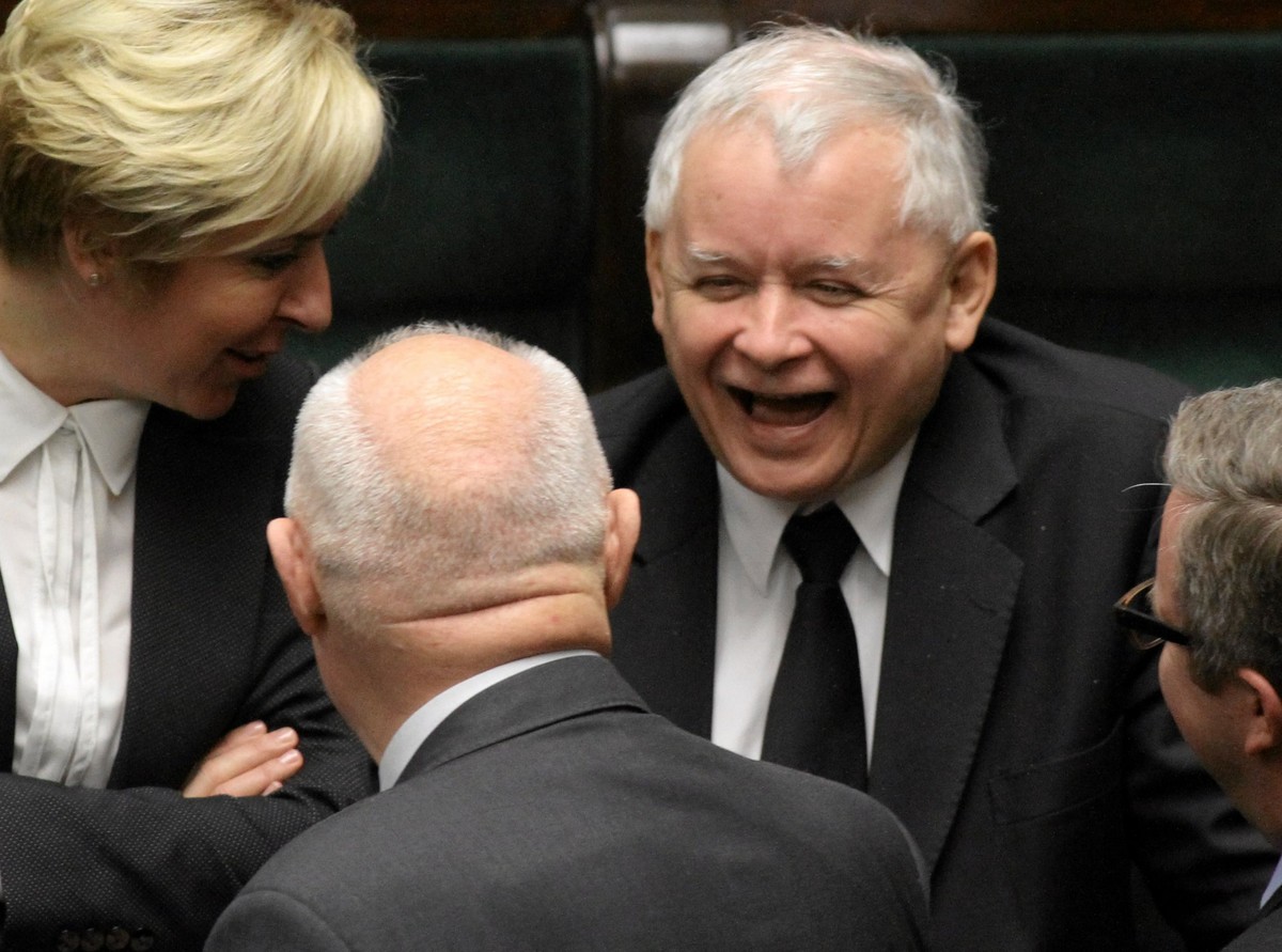 Jarosław Kaczyński w Sejmie