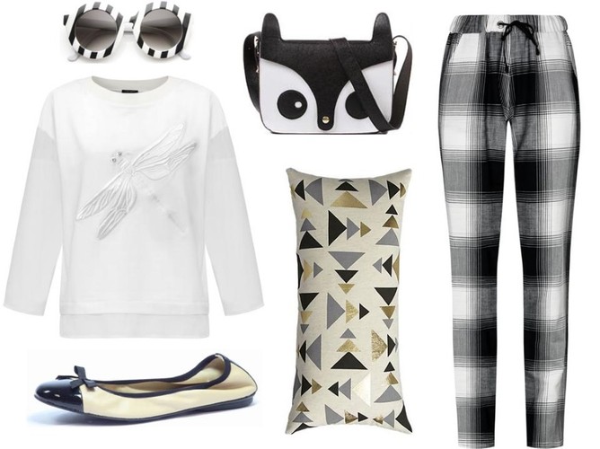 Bluzka - CristinaEffe/cristinaeffe.com, spodnie- Jelonek/jelonek.pl, buty – Caprice/caprice.pl