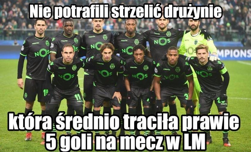 Legia Warszawa w Lidze Europy. Memy po meczu ze Sportingiem