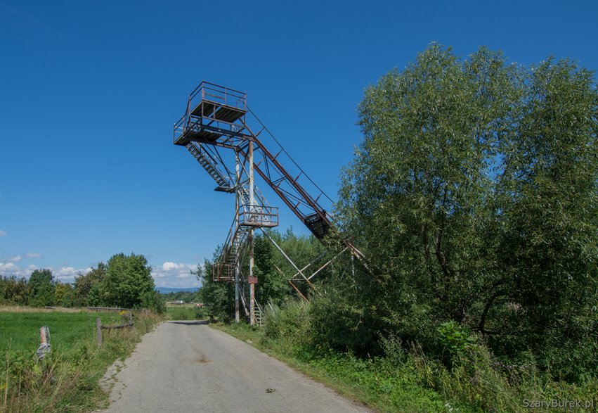 Stara skocznia narciarska w miejscowości Dzianisz