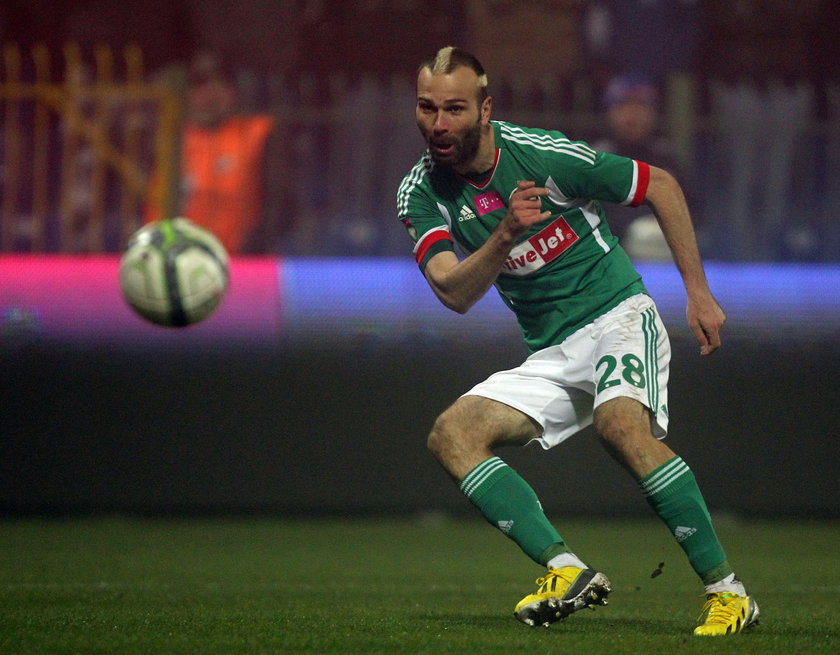 Danijel Ljuboja w czasie meczu Podbeskidzie – Legia