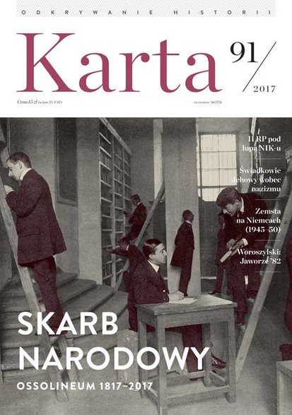 Okładka 91. numeru "Karty"